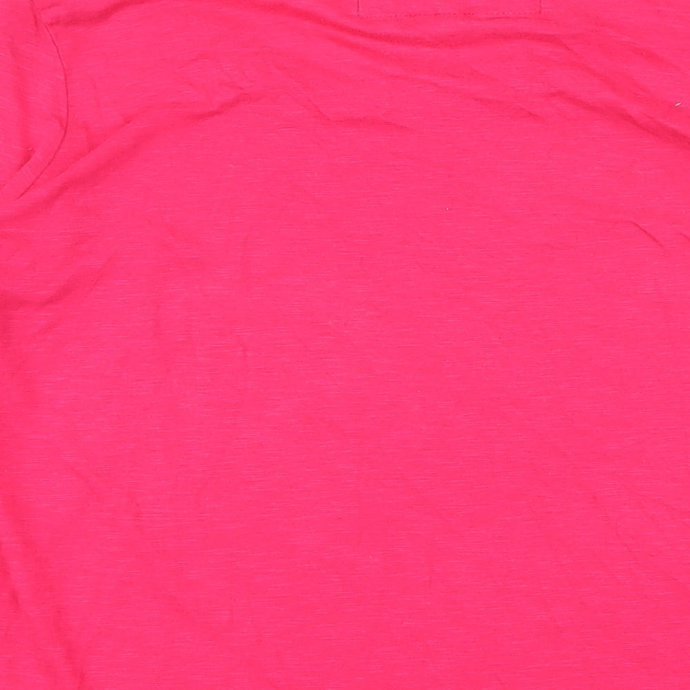 Womens UK Size 16 Rocha John Rocha Pink Basic T-Shirt