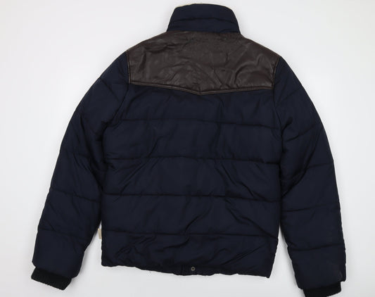 Mens UK Size L Hollister Blue Jacket