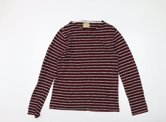 Womens UK Size L John Lewis Red Basic T-Shirt