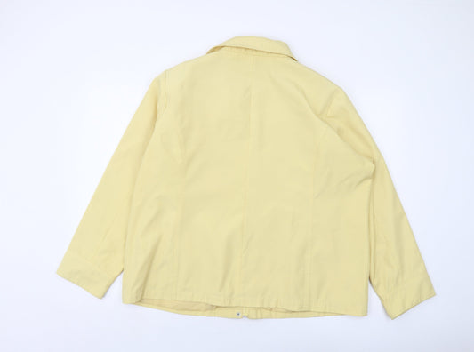 Womens UK Size L Bonmarché Yellow Jacket