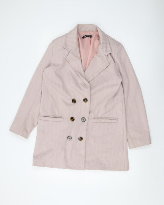 Womens UK Size 8 Boohoo Pink Jacket