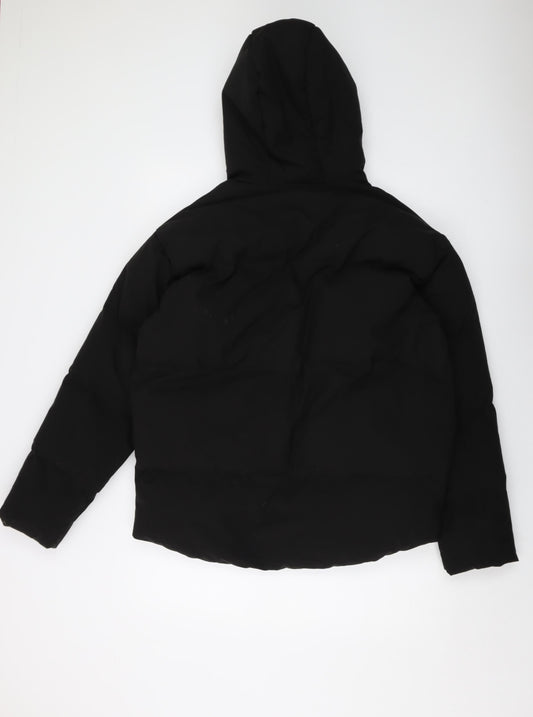 In the Style Womens Black Jacket Size 8 Zip