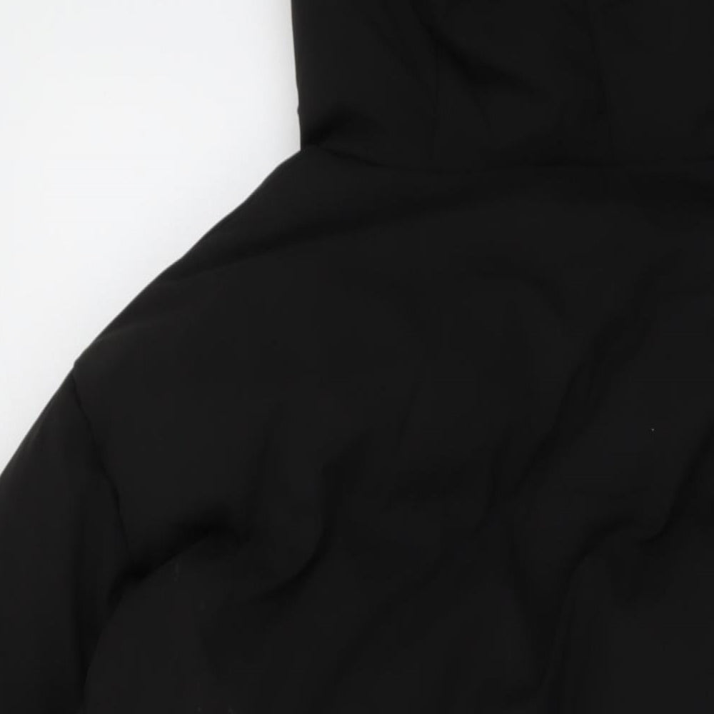 In the Style Womens Black Jacket Size 8 Zip