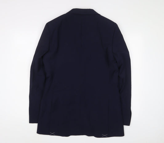 Mens UK Size 38 Marks and Spencer Regular Blue Suit Jacket