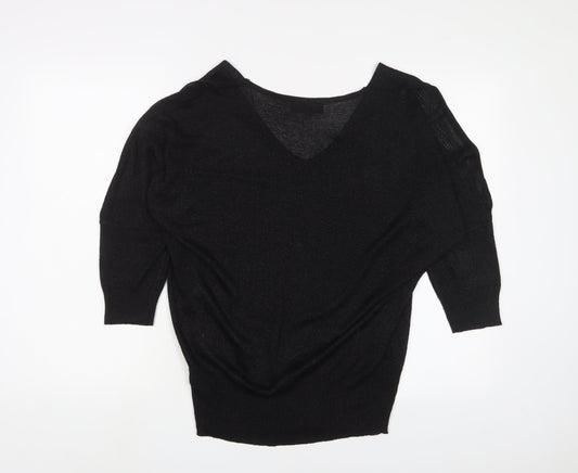 Womens UK Size 12 NEXT Black Pullover Jumper