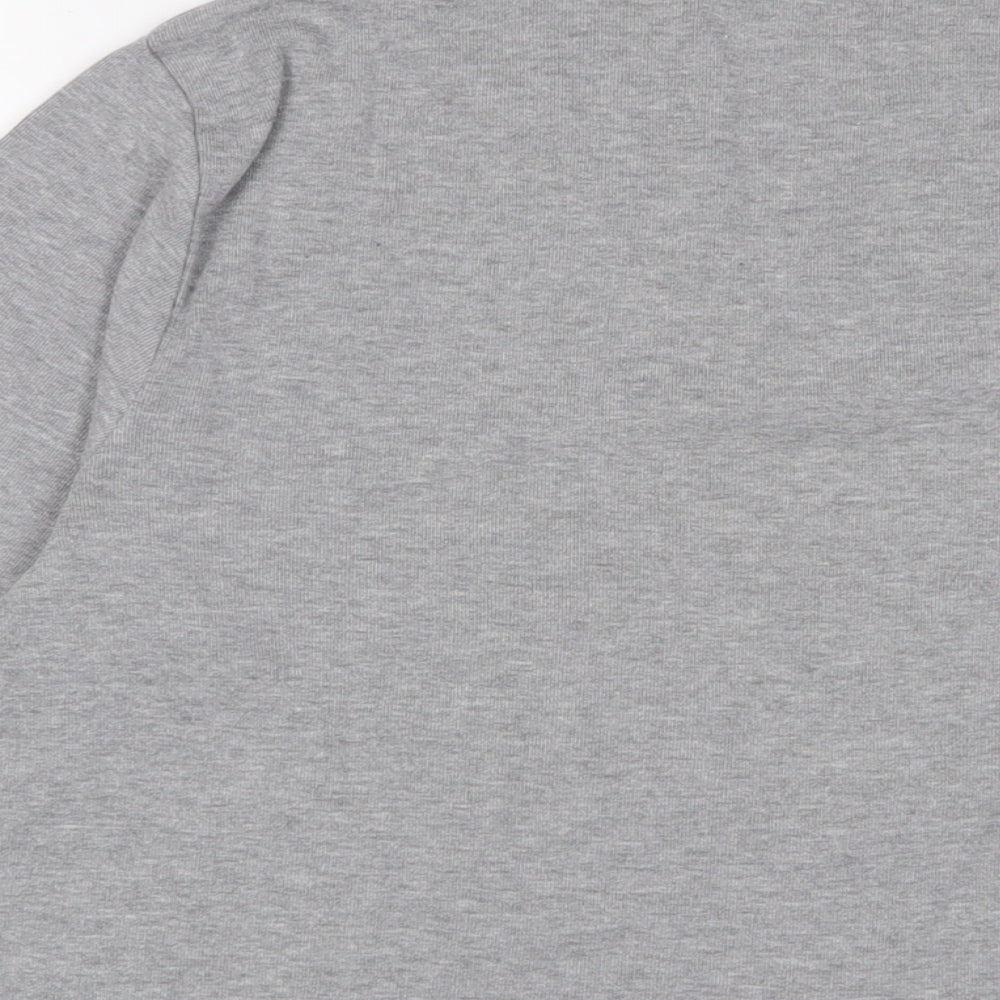 Womens UK Size 18 Poppy Grey Basic T-Shirt