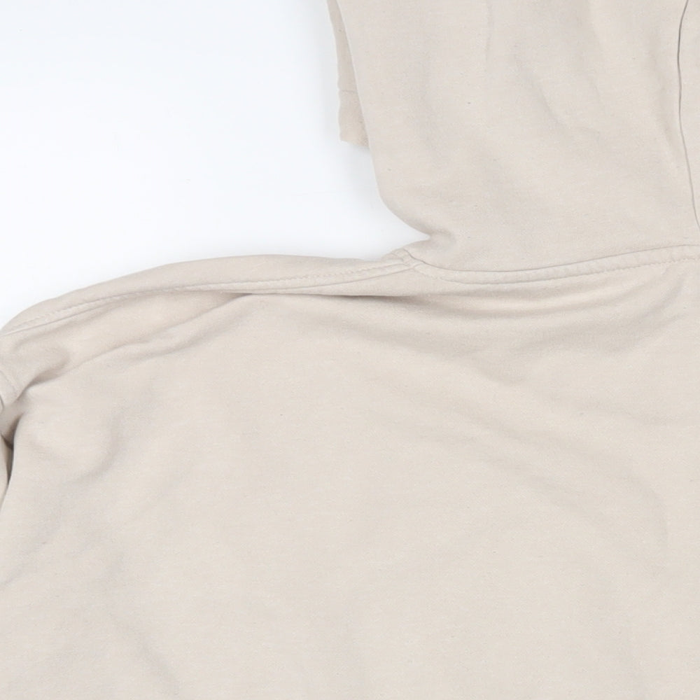 H&M Womens Beige Cotton Pullover Hoodie Size XL Pullover - N.Y.C. Ahletic