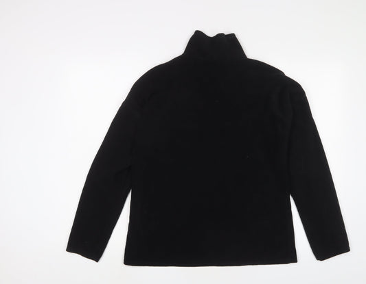 DECATHLON Womens Black Polyester Pullover Sweatshirt Size M Pullover