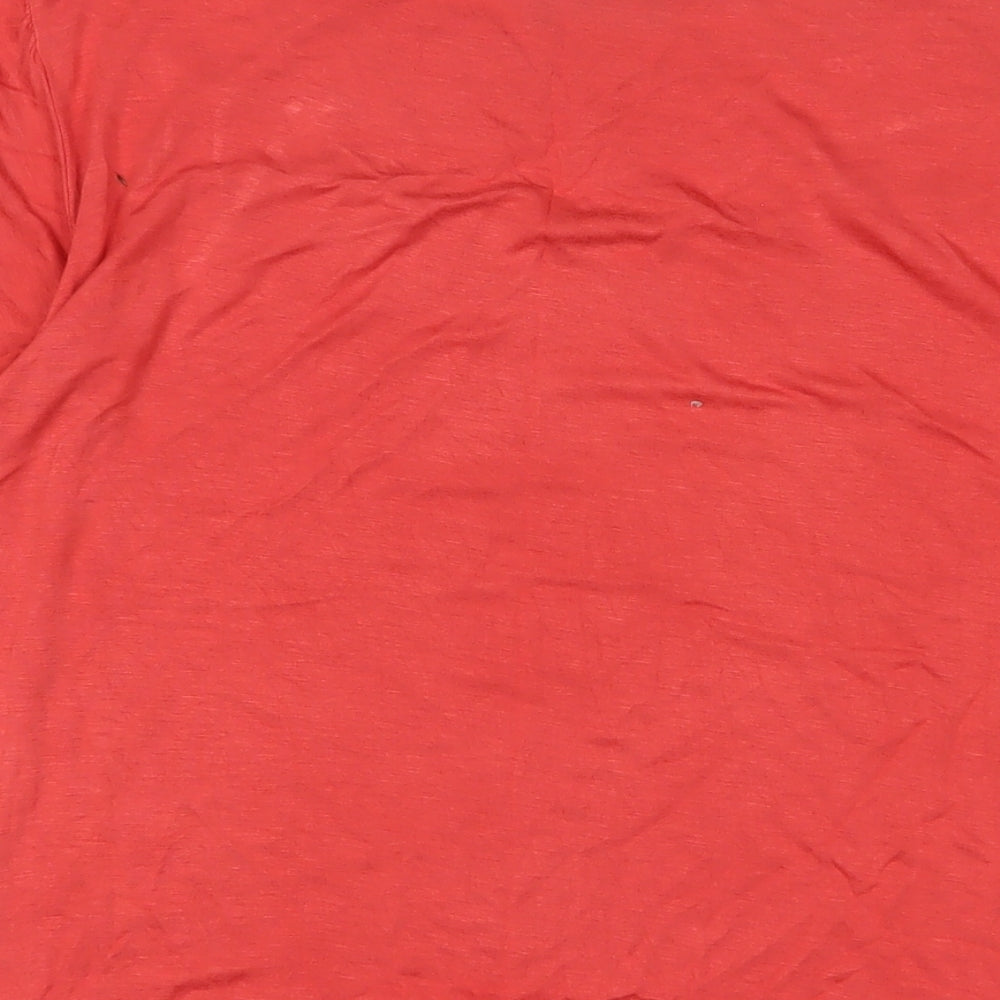 Womens UK Size XL Klass Orange Basic T-Shirt