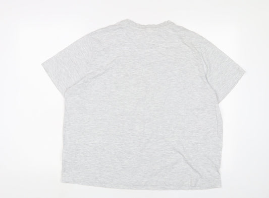 Womens UK Size L H&M Grey Basic T-Shirt