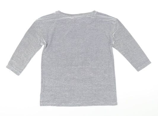 Womens UK Size S Christian Siriano Blue Basic T-Shirt