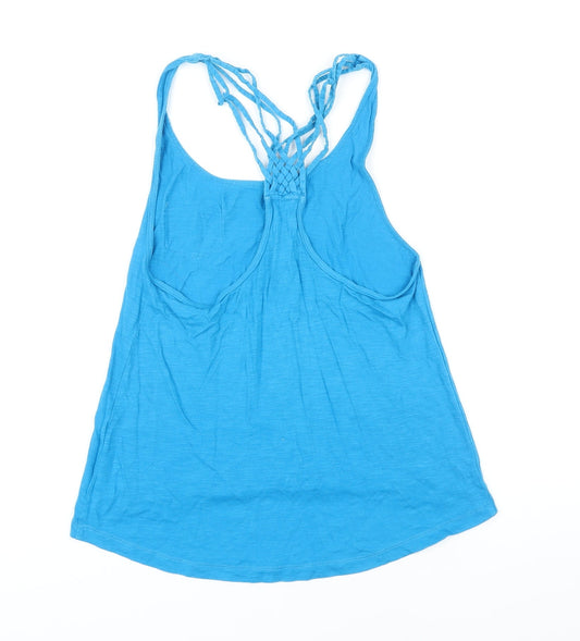 Womens UK Size XS Hollister Blue Camisole Blouse