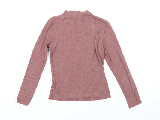 Womens UK Size 10 Only Pink Pullover Jumper