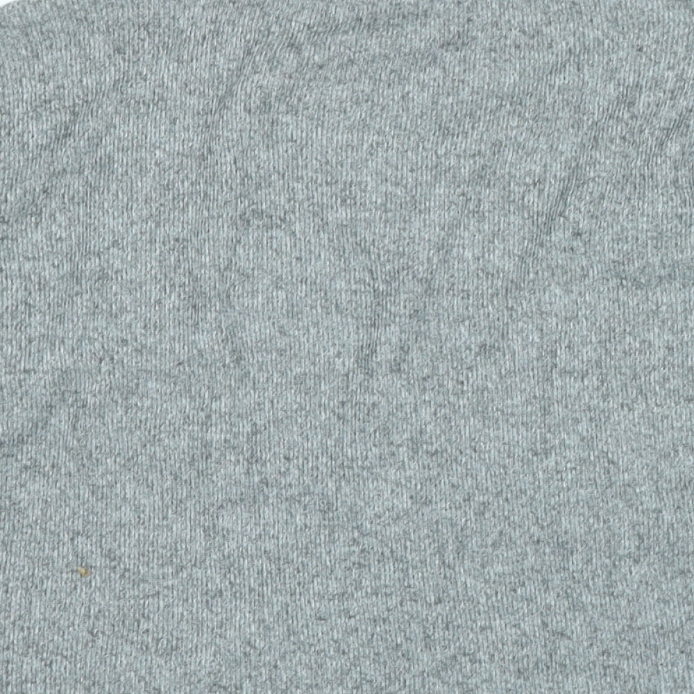 khost Womens Grey Scoop Neck Polyester Pullover Jumper Size 14 - Gemstone star detail