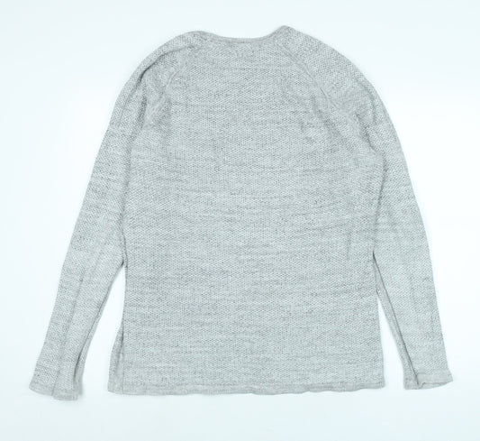 Womens UK Size L H&M Grey Pullover Jumper