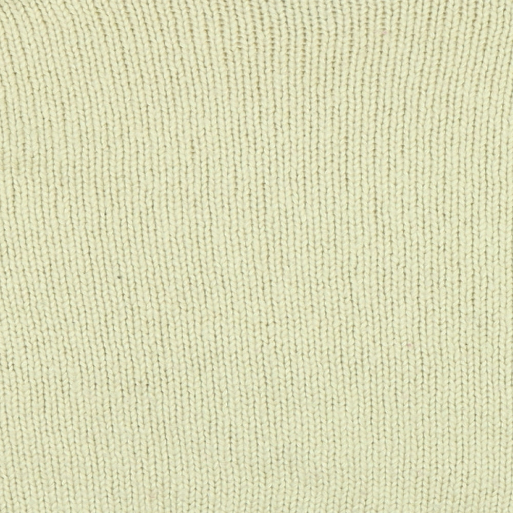 FOREVER 21 Womens Beige Mock Neck Acrylic Pullover Jumper Size M