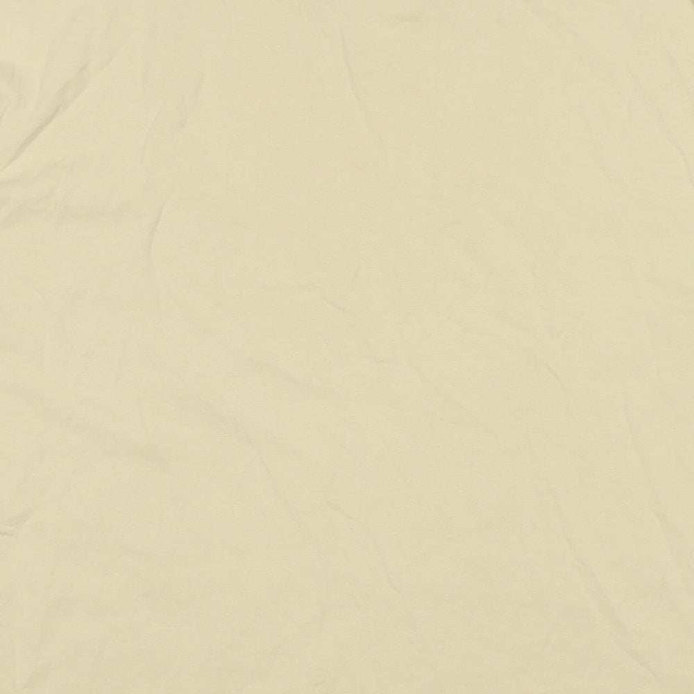 Womens UK Size M Divided Beige Basic T-Shirt