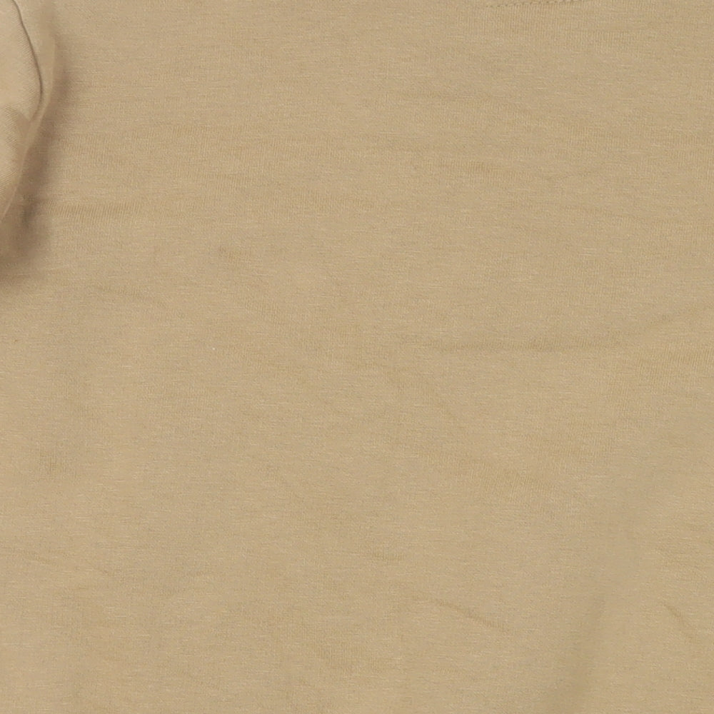 Squad Mens Beige Polyester Pullover Sweatshirt Size M