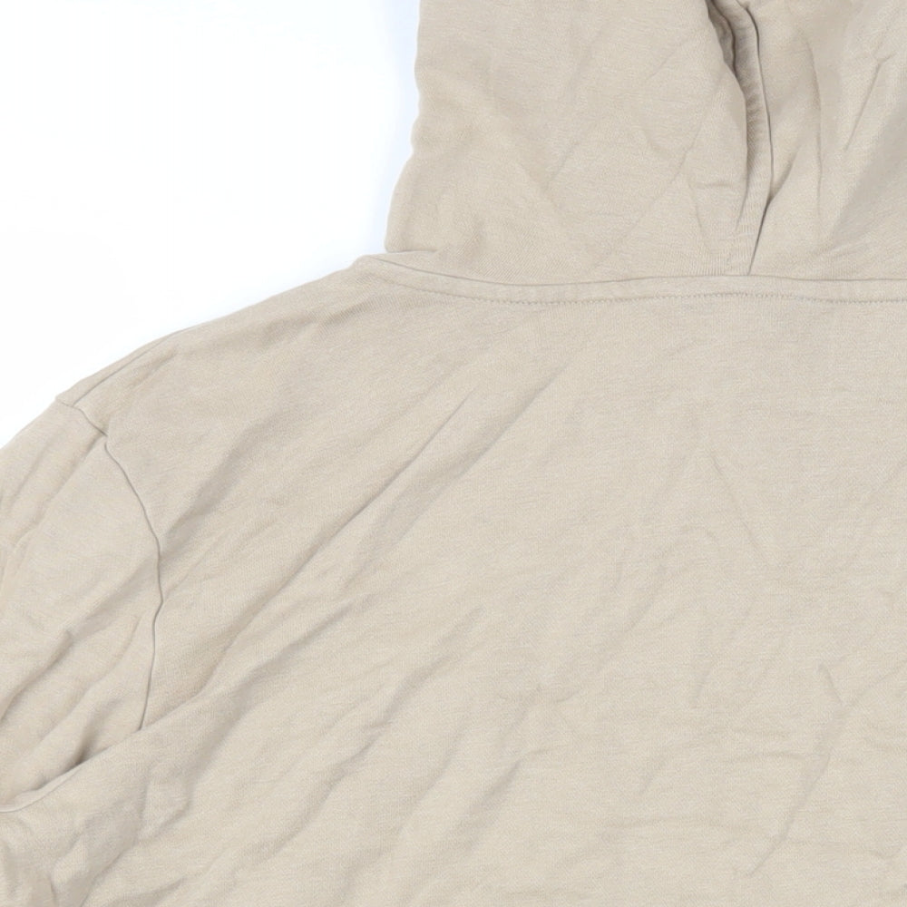 Mens UK Size M Marks and Spencer Beige Pullover Hoodie