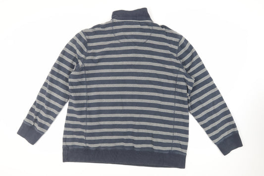 Mens UK Size XL Marks and Spencer Blue Pullover Sweatshirt
