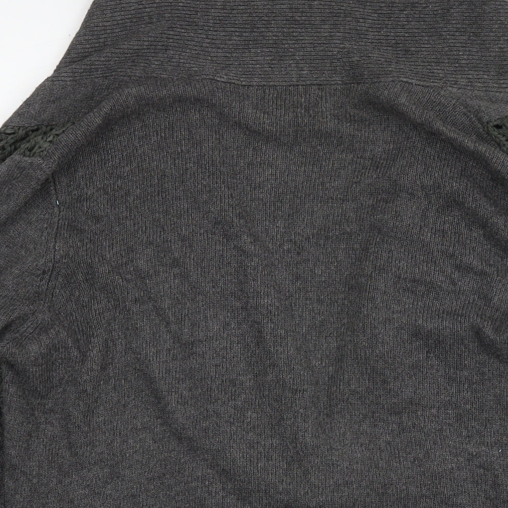 Womens UK Size 18 Marks and Spencer Grey Cardigan Jumper