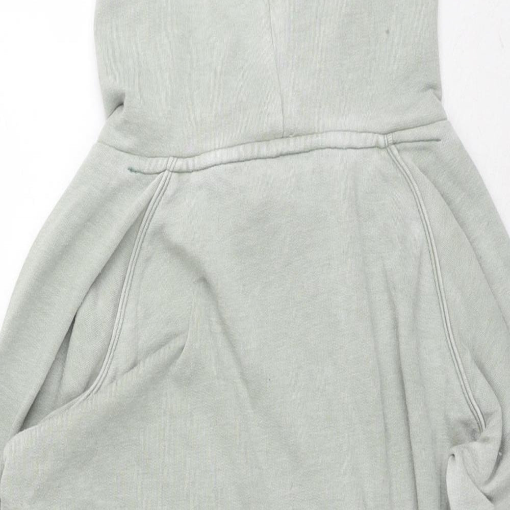 Womens UK Size S NEXT Grey Pullover Hoodie