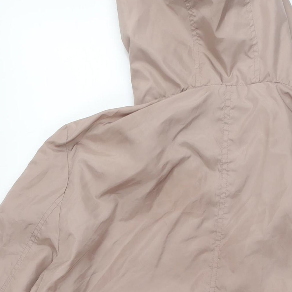 New Look Womens Beige Jacket Size L Zip