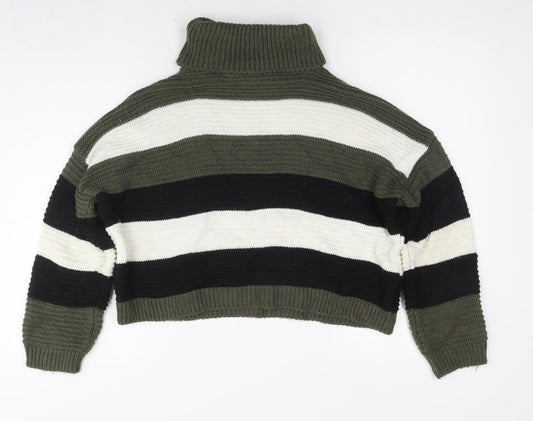 Womens UK Size S Quiz Multicoloured Pullover Jumper