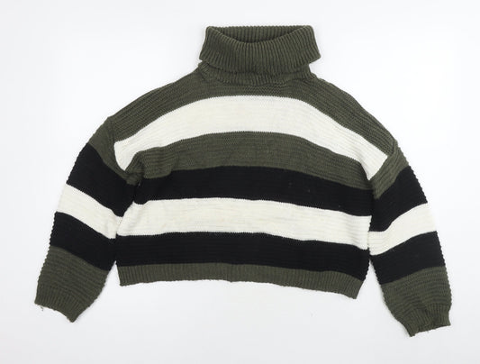 Womens UK Size S Quiz Multicoloured Pullover Jumper