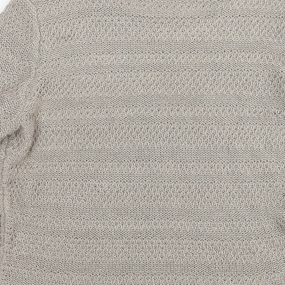 Womens UK Size 12 Marks and Spencer Beige Pullover Jumper