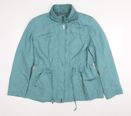 Womens UK Size 20 Klass Blue Parka Coat