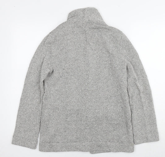 Womens UK Size 8 Topshop Grey Kimono Coat