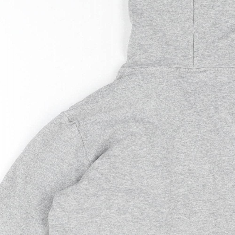 Olympus Girls Grey Cotton Full Zip Hoodie Size 14 Years Zip