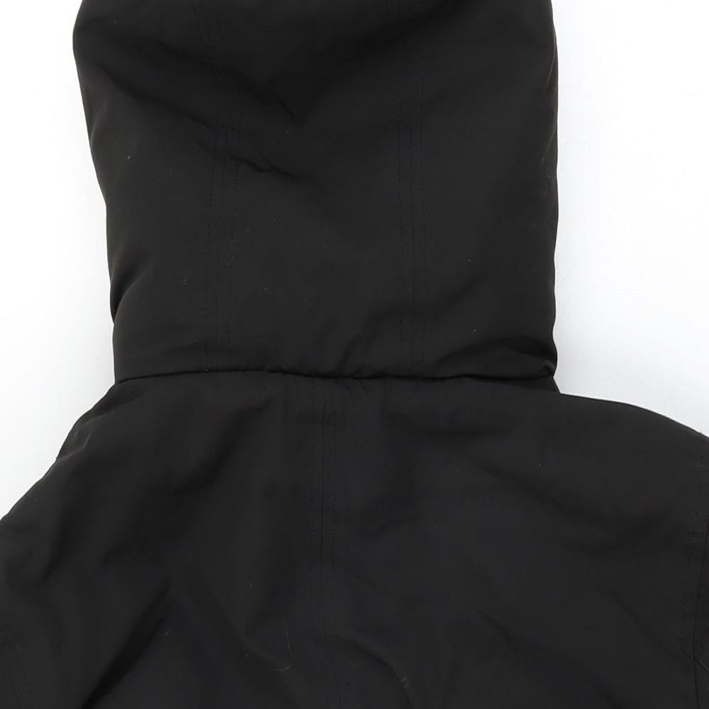 Womens UK Size 10 New Look Black Rain Coat