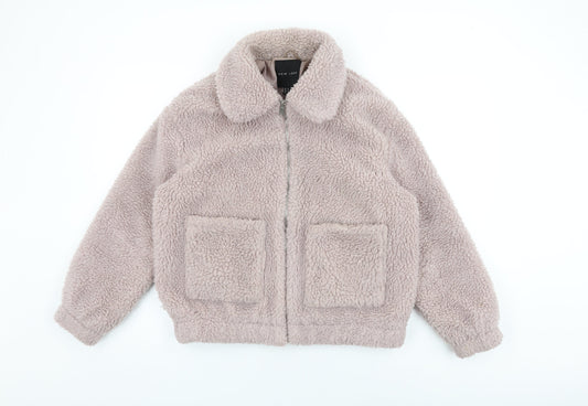 Womens UK Size M New Look Pink Jacket