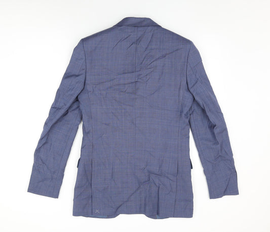 Mens UK Size 36 Marks and Spencer Regular Blue Suit Jacket