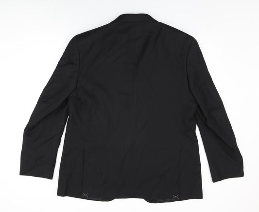 Mens UK Size 44 Marks and Spencer Regular Black Suit Jacket