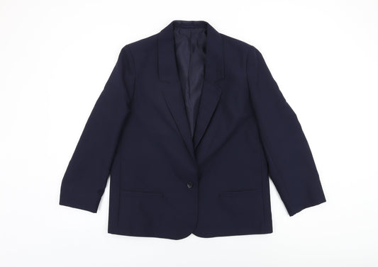 Womens UK Size 14 St Michael Blue Jacket