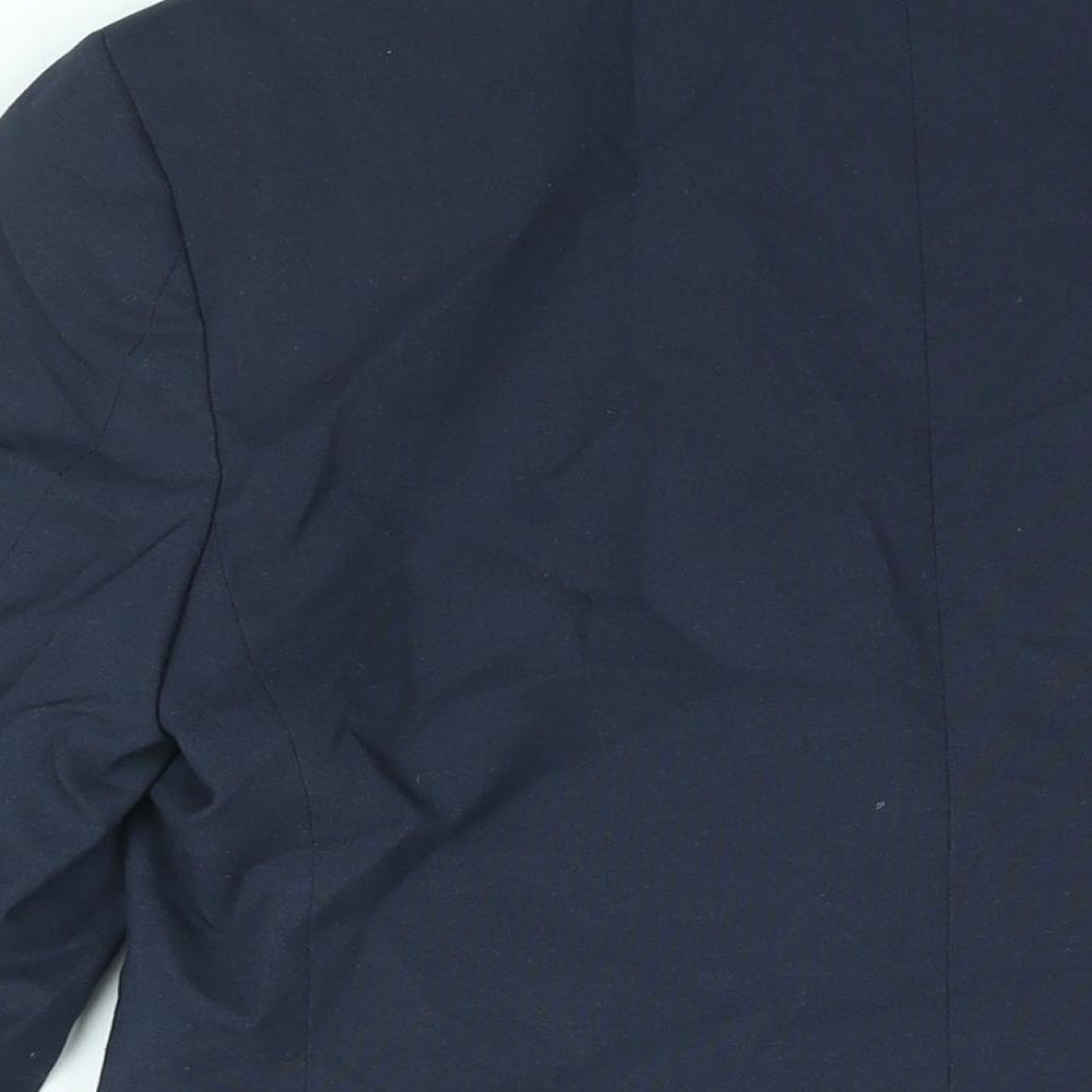 ASOS Mens Blue Polyester Jacket Suit Jacket Size 36 Regular