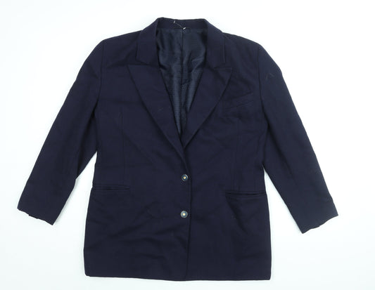 Womens UK Size 14 St Michael Blue Jacket
