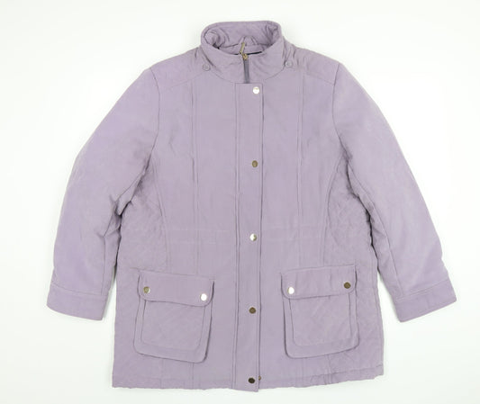 Womens UK Size 18 EWM Purple Jacket