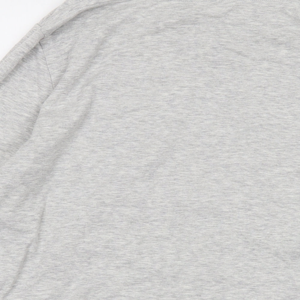Womens UK Size 20 Cotton Traders Grey Basic T-Shirt