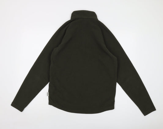 Mens UK Size S Oxylane Green Pullover Hoodie