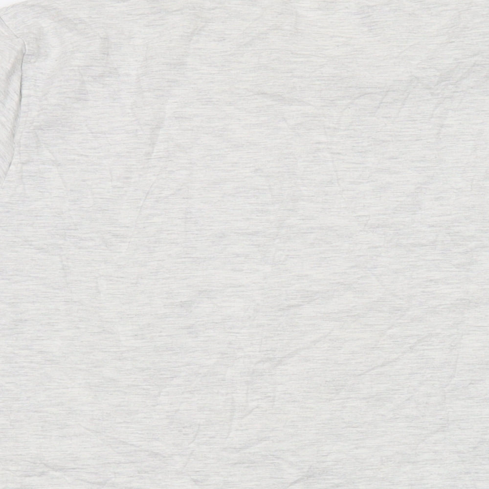 TOM TAILOR Mens Grey Cotton T-Shirt Size 3XL Crew Neck