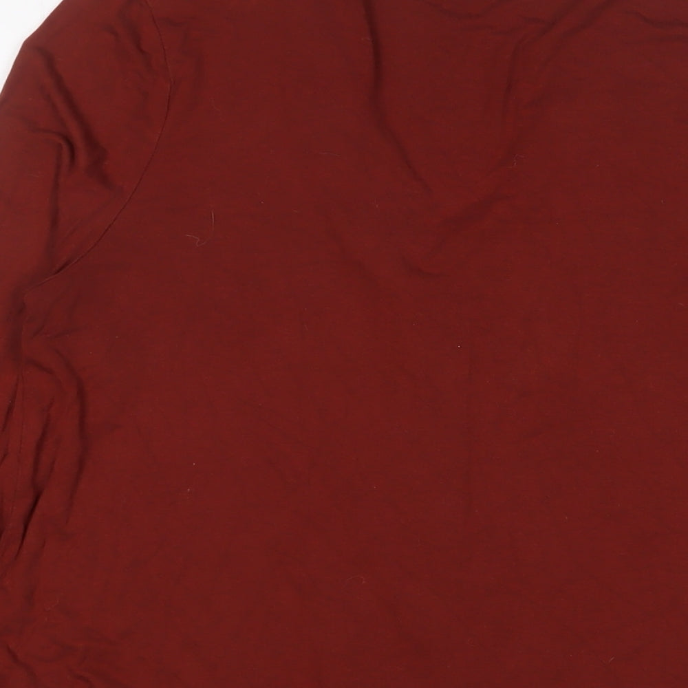 Womens UK Size 12 New Look Brown Basic Blouse