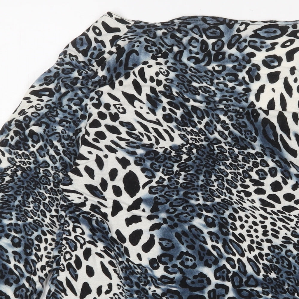Womens UK Size M Joella Di Marco Blue Basic Blouse