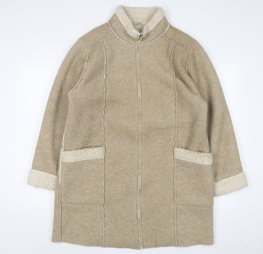 Womens UK Size 16 Marks and Spencer Beige Jacket