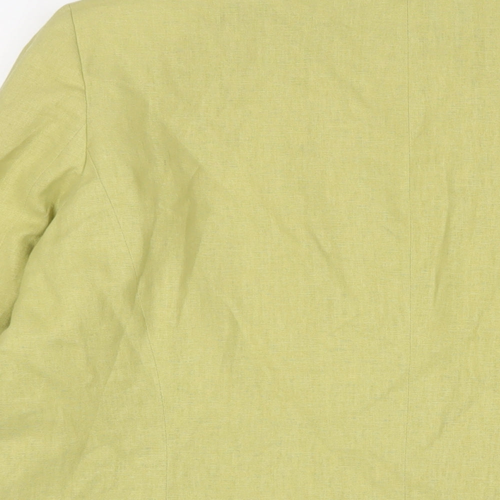 Classics Womens Green Jacket Blazer Size 18 Button