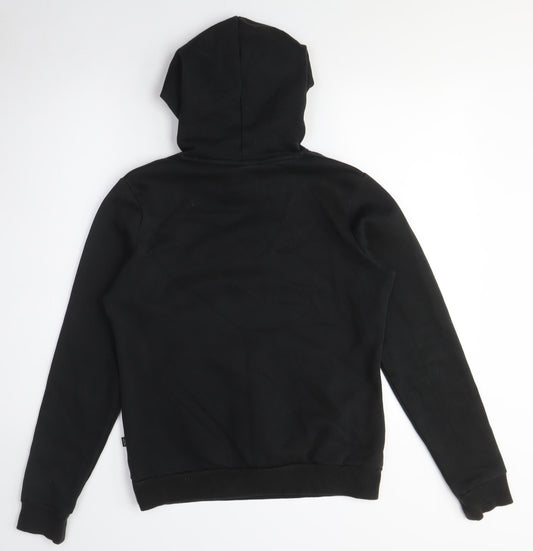 Puma Unisex Black Pullover Hoodie M - Cotton Blend Casual