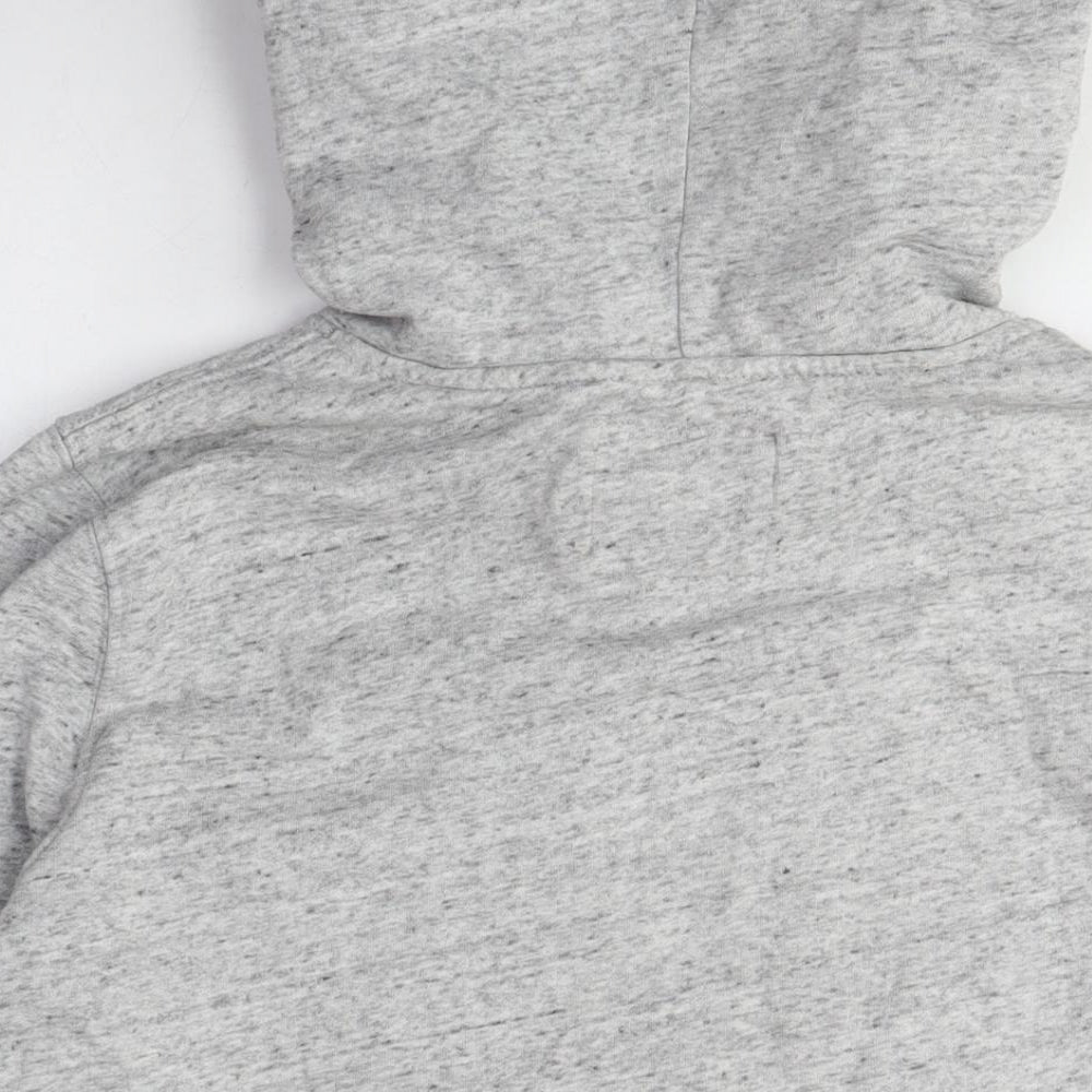 Hollister Unisex Grey Pullover Hoodie L